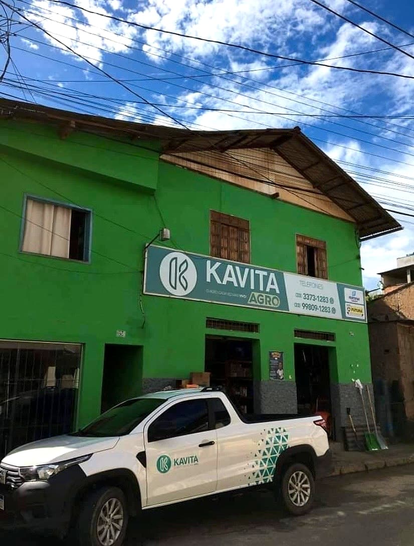 Fachada da loja Kavita Agro